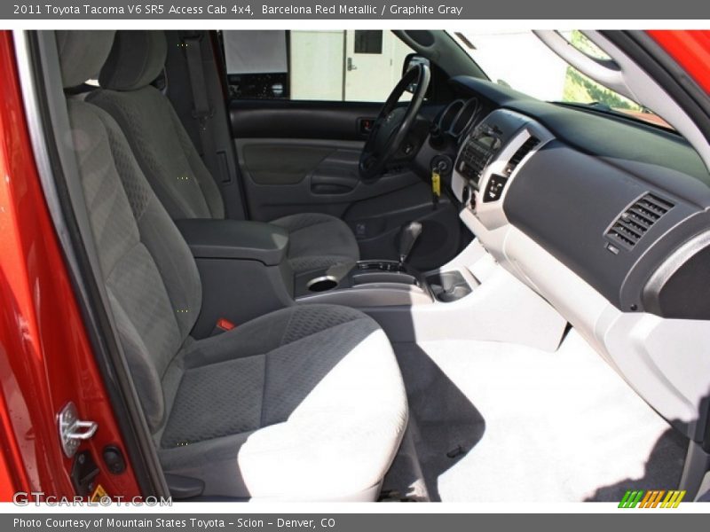 Barcelona Red Metallic / Graphite Gray 2011 Toyota Tacoma V6 SR5 Access Cab 4x4