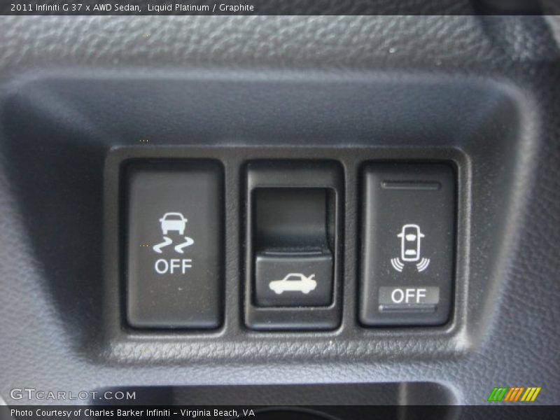 Liquid Platinum / Graphite 2011 Infiniti G 37 x AWD Sedan