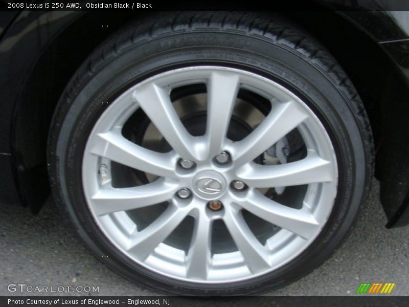 Obsidian Black / Black 2008 Lexus IS 250 AWD