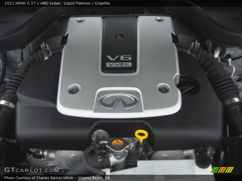 Liquid Platinum / Graphite 2011 Infiniti G 37 x AWD Sedan