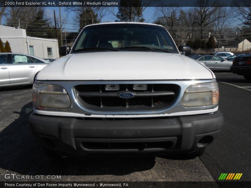 Oxford White / Medium Graphite 2000 Ford Explorer XL 4x4