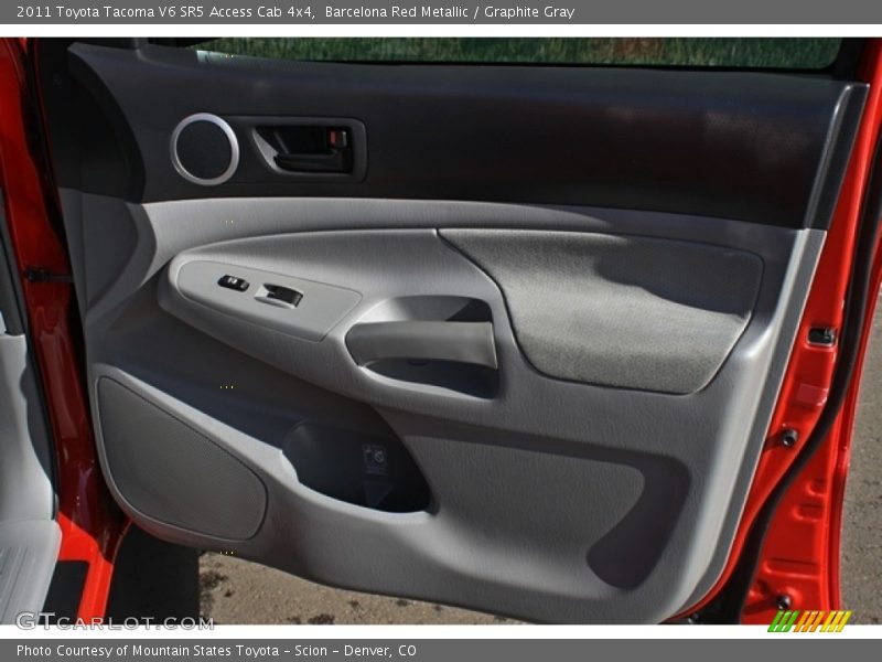 Barcelona Red Metallic / Graphite Gray 2011 Toyota Tacoma V6 SR5 Access Cab 4x4