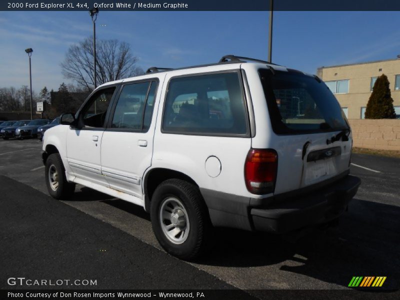  2000 Explorer XL 4x4 Oxford White