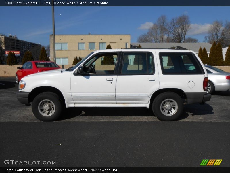  2000 Explorer XL 4x4 Oxford White