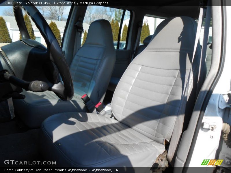 Oxford White / Medium Graphite 2000 Ford Explorer XL 4x4