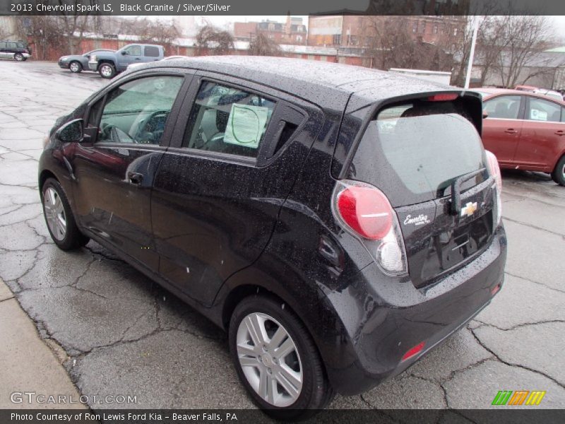 Black Granite / Silver/Silver 2013 Chevrolet Spark LS