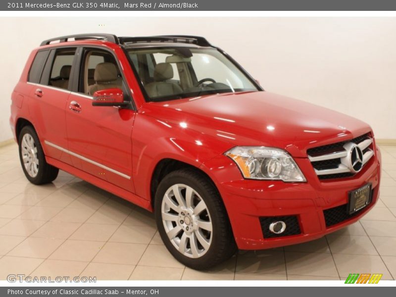 Mars Red / Almond/Black 2011 Mercedes-Benz GLK 350 4Matic