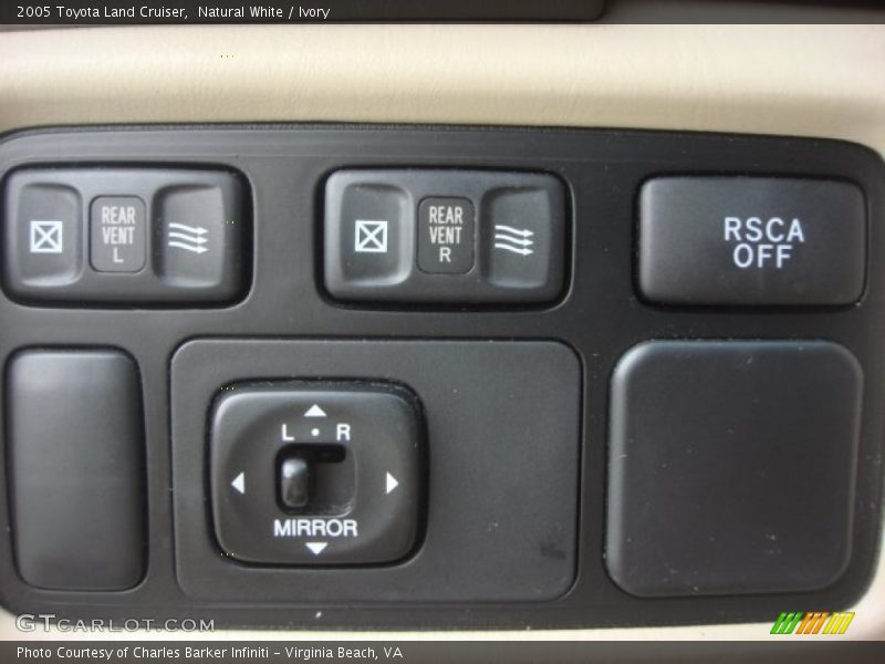Controls of 2005 Land Cruiser 