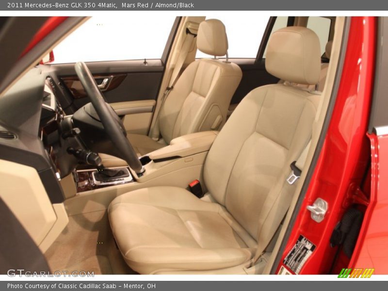 Front Seat of 2011 GLK 350 4Matic
