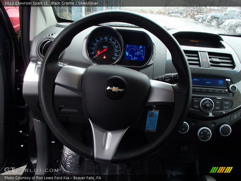 Black Granite / Silver/Silver 2013 Chevrolet Spark LS