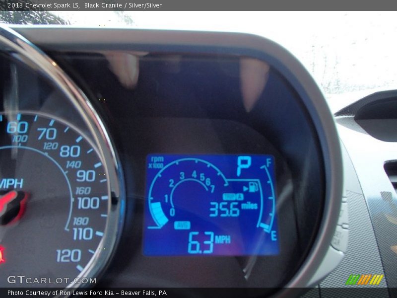Black Granite / Silver/Silver 2013 Chevrolet Spark LS
