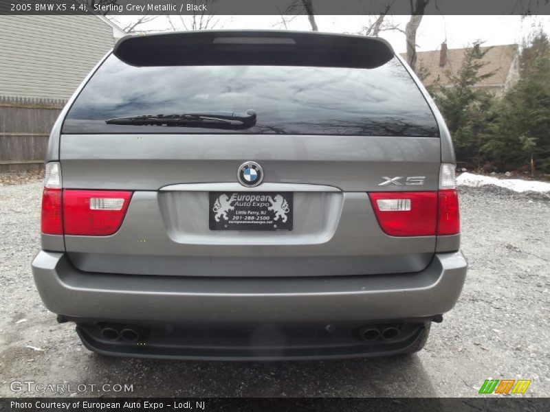 Sterling Grey Metallic / Black 2005 BMW X5 4.4i