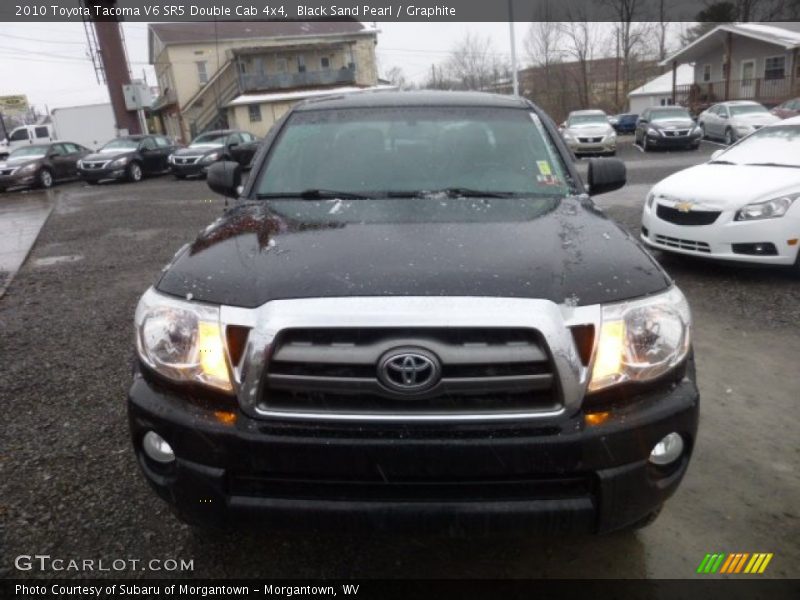 Black Sand Pearl / Graphite 2010 Toyota Tacoma V6 SR5 Double Cab 4x4