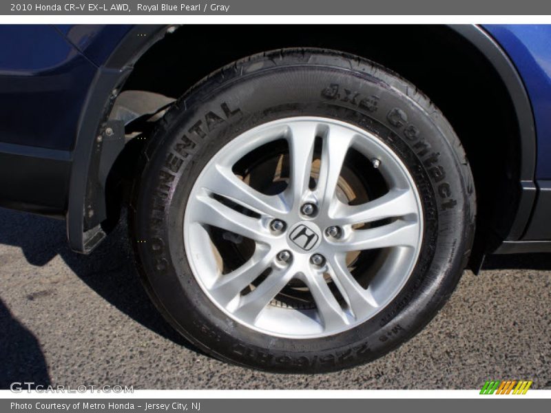 Royal Blue Pearl / Gray 2010 Honda CR-V EX-L AWD