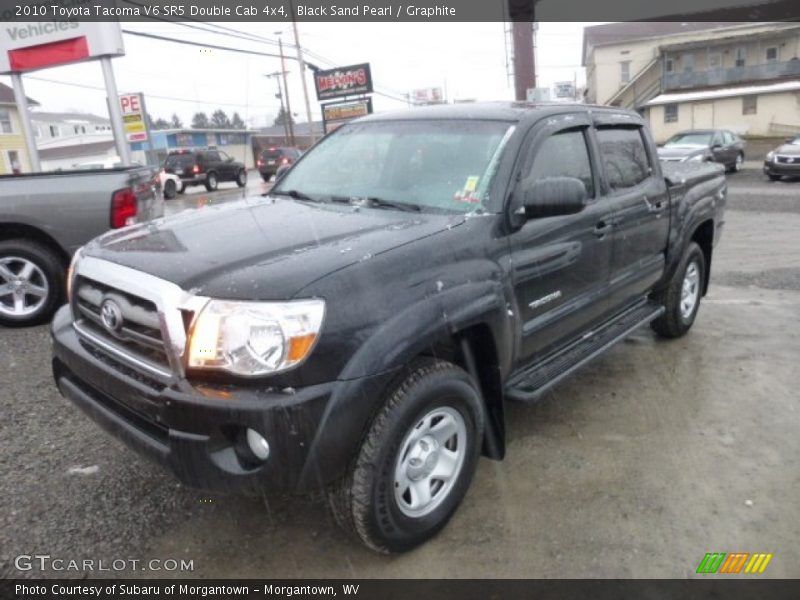 Black Sand Pearl / Graphite 2010 Toyota Tacoma V6 SR5 Double Cab 4x4
