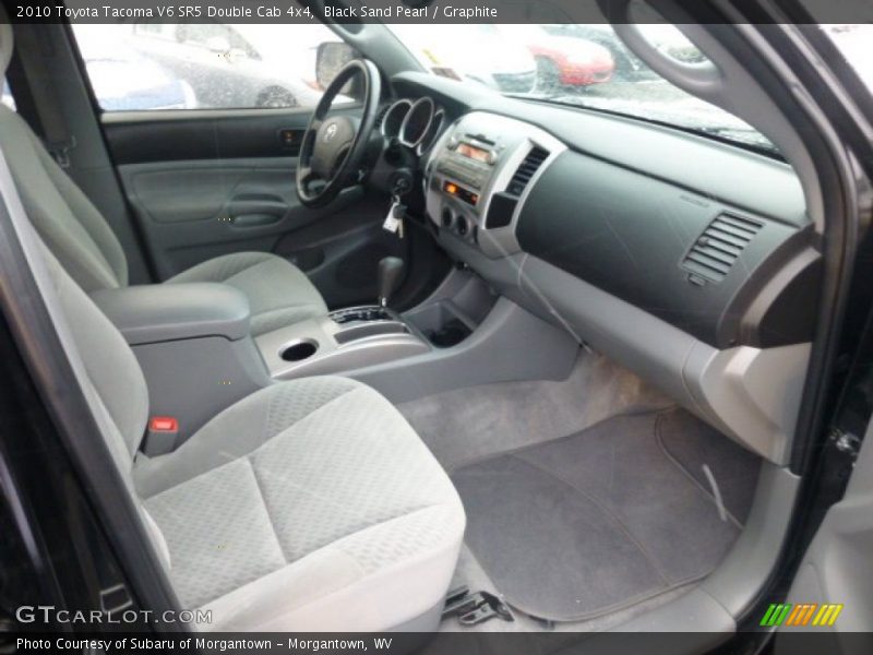 Black Sand Pearl / Graphite 2010 Toyota Tacoma V6 SR5 Double Cab 4x4