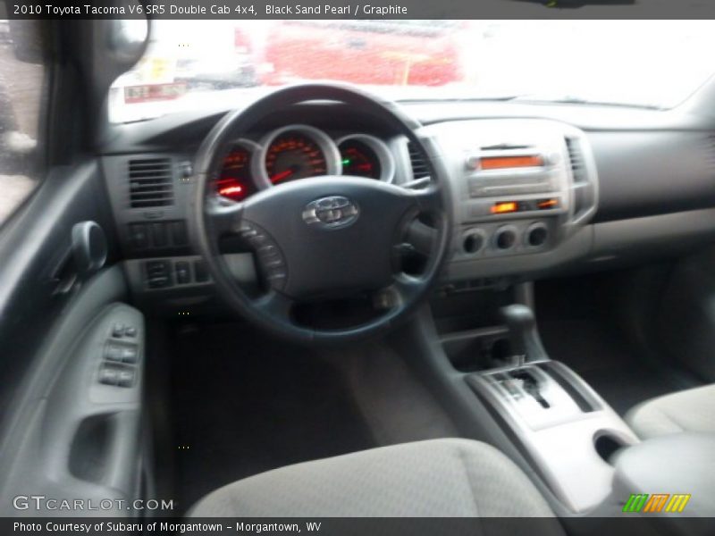 Black Sand Pearl / Graphite 2010 Toyota Tacoma V6 SR5 Double Cab 4x4