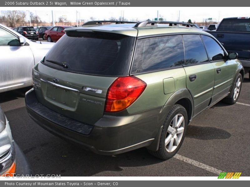 Willow Green Opalescent / Taupe 2006 Subaru Outback 2.5i Wagon