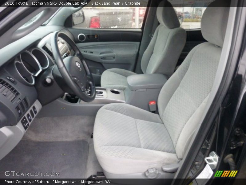 Black Sand Pearl / Graphite 2010 Toyota Tacoma V6 SR5 Double Cab 4x4