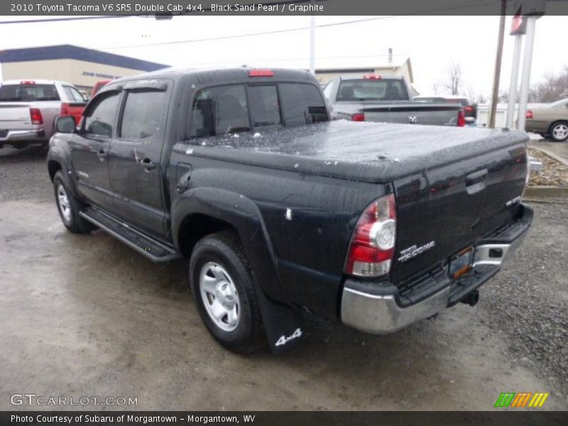 Black Sand Pearl / Graphite 2010 Toyota Tacoma V6 SR5 Double Cab 4x4