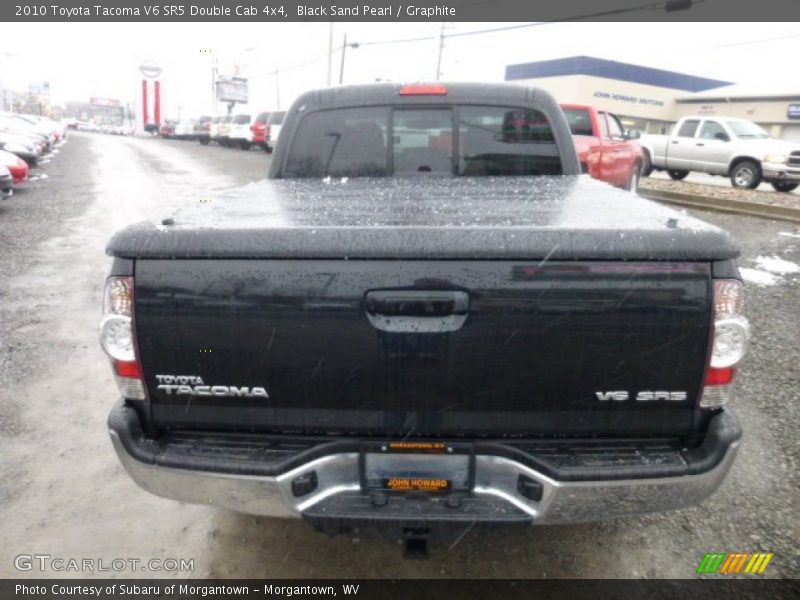 Black Sand Pearl / Graphite 2010 Toyota Tacoma V6 SR5 Double Cab 4x4