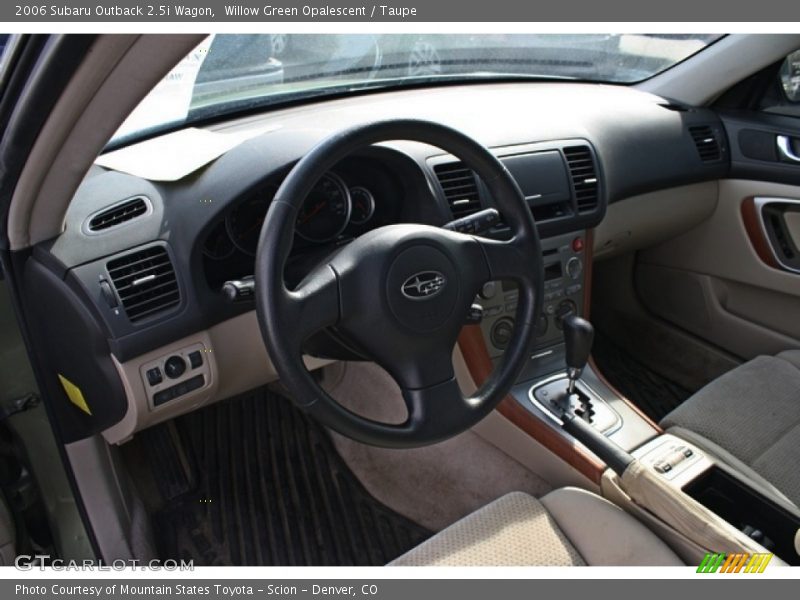 Willow Green Opalescent / Taupe 2006 Subaru Outback 2.5i Wagon