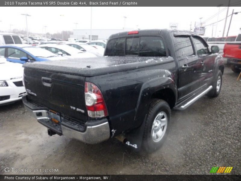 Black Sand Pearl / Graphite 2010 Toyota Tacoma V6 SR5 Double Cab 4x4