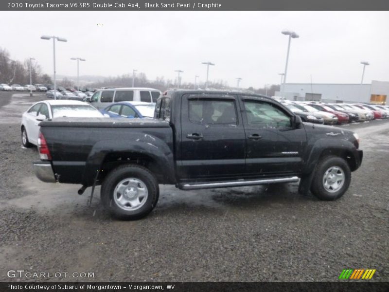 Black Sand Pearl / Graphite 2010 Toyota Tacoma V6 SR5 Double Cab 4x4