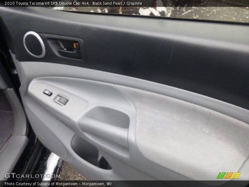 Black Sand Pearl / Graphite 2010 Toyota Tacoma V6 SR5 Double Cab 4x4