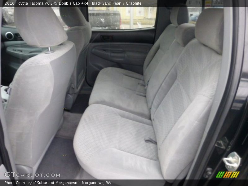 Black Sand Pearl / Graphite 2010 Toyota Tacoma V6 SR5 Double Cab 4x4