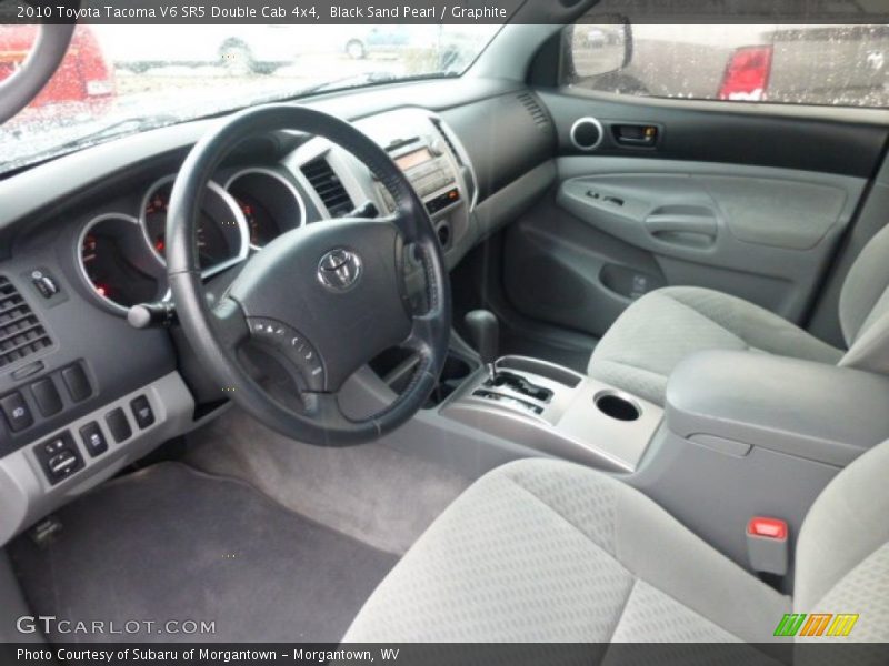 Black Sand Pearl / Graphite 2010 Toyota Tacoma V6 SR5 Double Cab 4x4