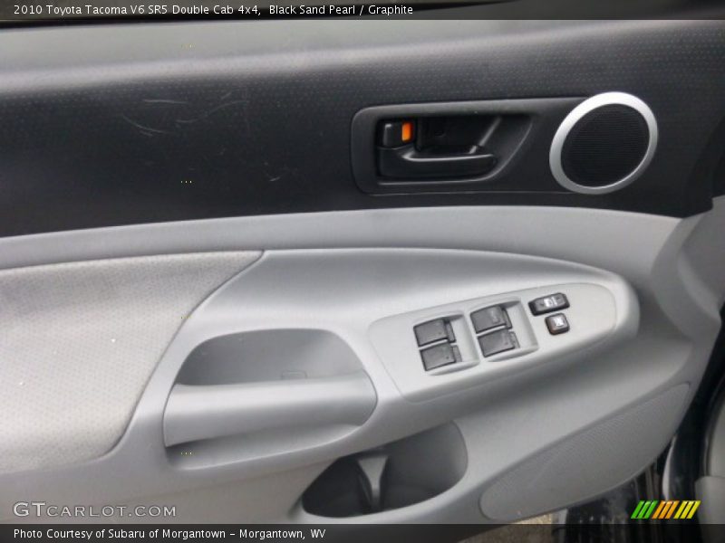 Black Sand Pearl / Graphite 2010 Toyota Tacoma V6 SR5 Double Cab 4x4