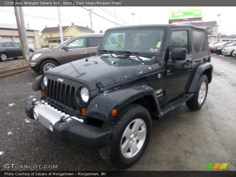 Black / Dark Khaki/Medium Khaki 2008 Jeep Wrangler Sahara 4x4