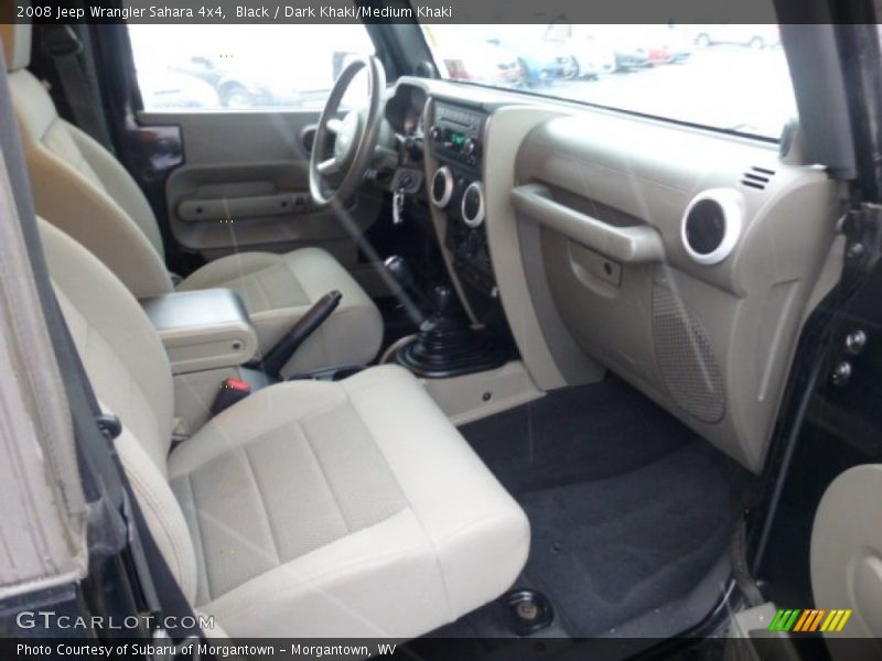 Black / Dark Khaki/Medium Khaki 2008 Jeep Wrangler Sahara 4x4
