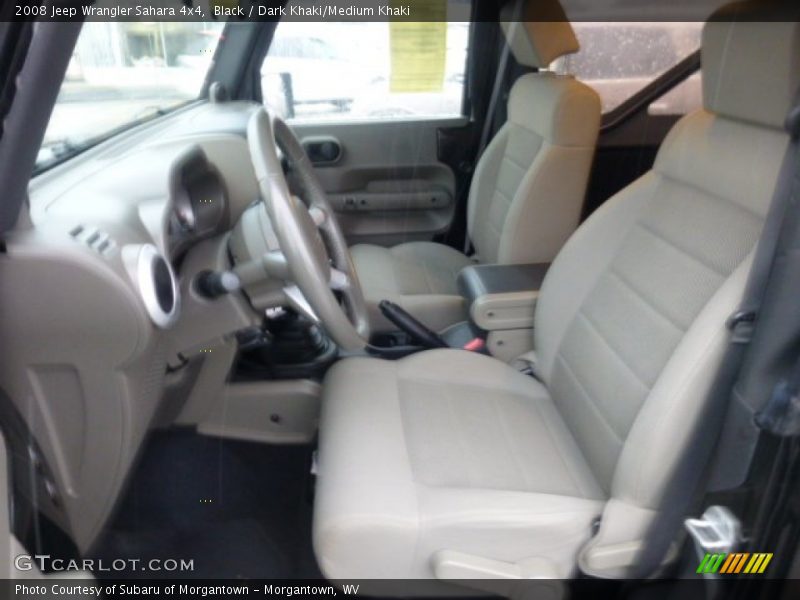 Black / Dark Khaki/Medium Khaki 2008 Jeep Wrangler Sahara 4x4