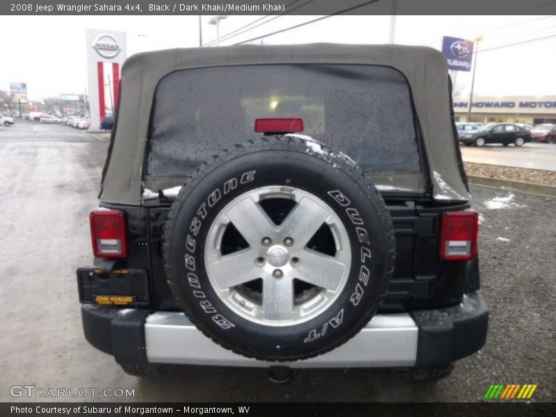 Black / Dark Khaki/Medium Khaki 2008 Jeep Wrangler Sahara 4x4