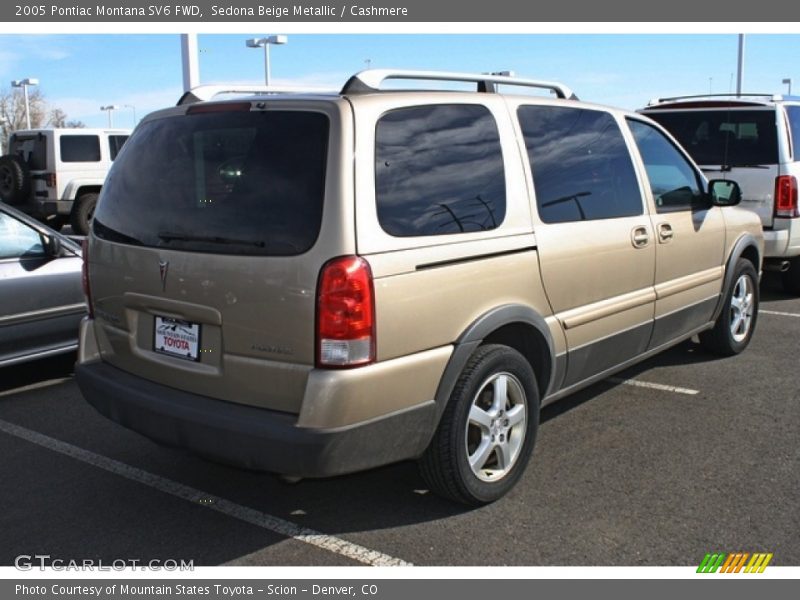 Sedona Beige Metallic / Cashmere 2005 Pontiac Montana SV6 FWD