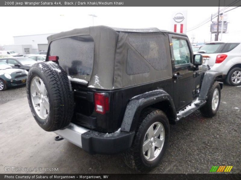 Black / Dark Khaki/Medium Khaki 2008 Jeep Wrangler Sahara 4x4