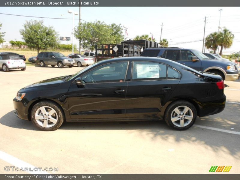 Black / Titan Black 2012 Volkswagen Jetta TDI Sedan