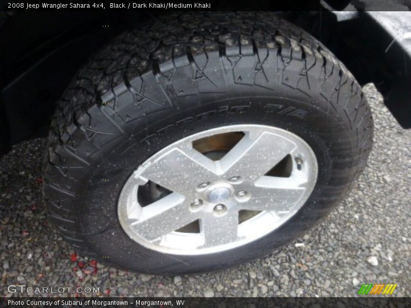 Black / Dark Khaki/Medium Khaki 2008 Jeep Wrangler Sahara 4x4