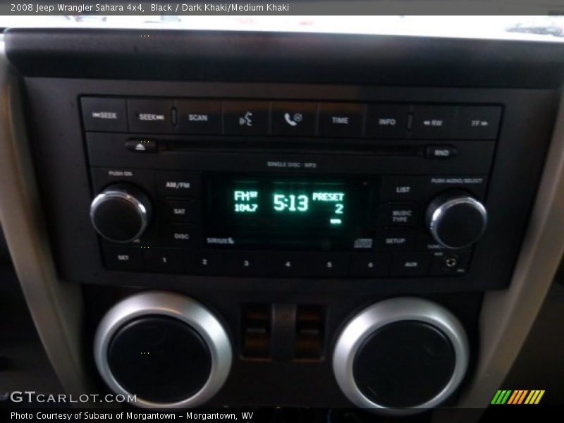 Black / Dark Khaki/Medium Khaki 2008 Jeep Wrangler Sahara 4x4