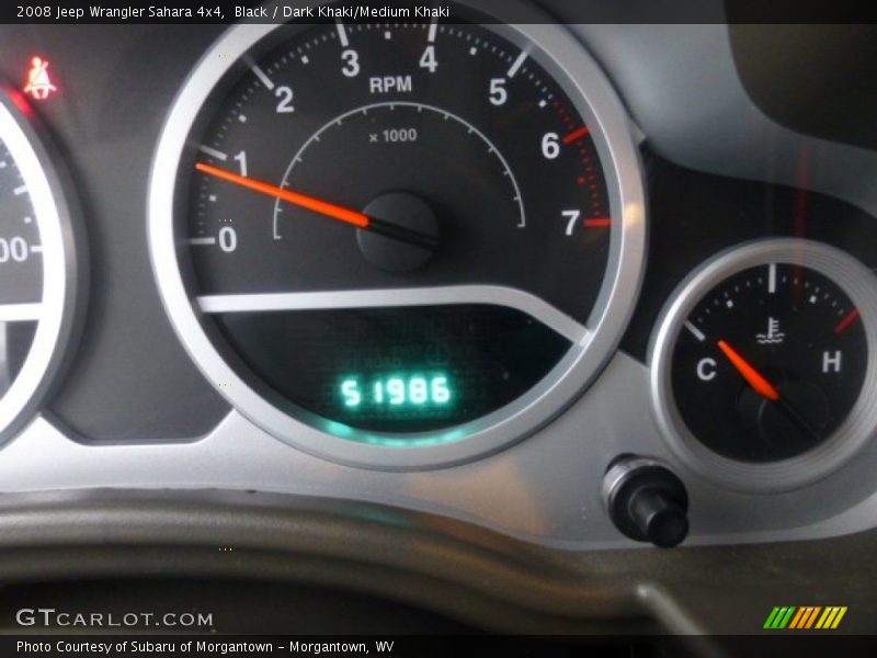 Black / Dark Khaki/Medium Khaki 2008 Jeep Wrangler Sahara 4x4