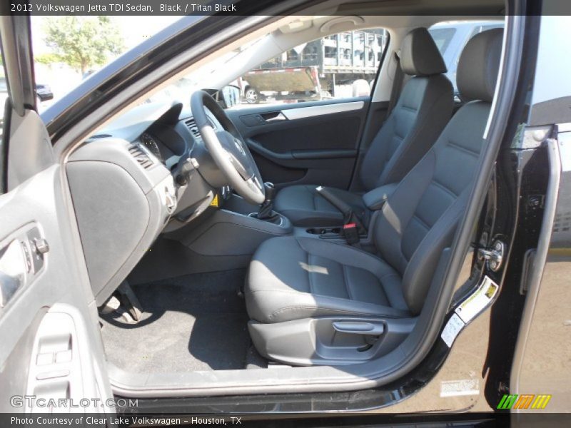 Black / Titan Black 2012 Volkswagen Jetta TDI Sedan