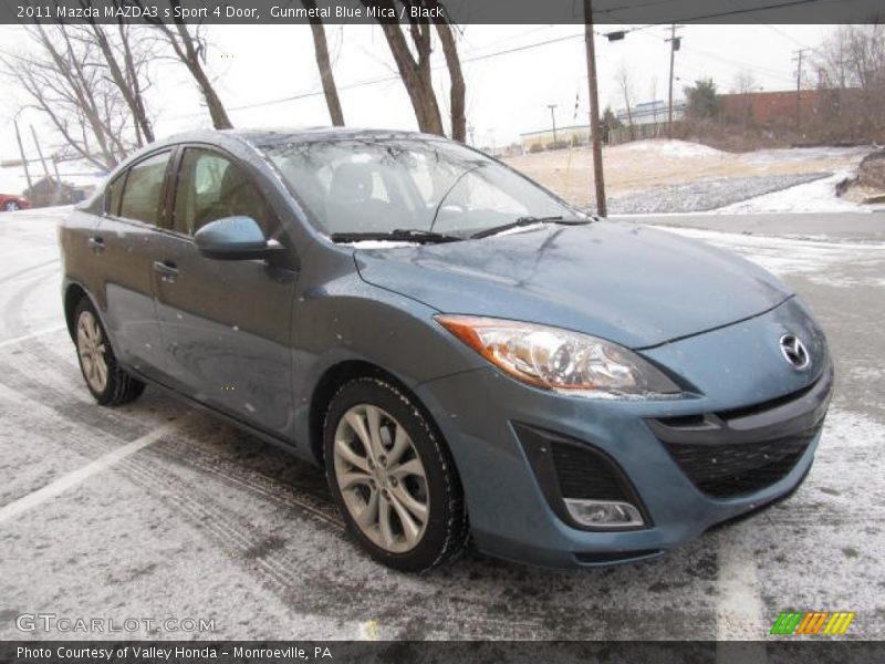 Gunmetal Blue Mica / Black 2011 Mazda MAZDA3 s Sport 4 Door