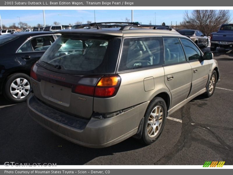 Titanium Beige Pearl / Beige 2003 Subaru Outback L.L. Bean Edition Wagon