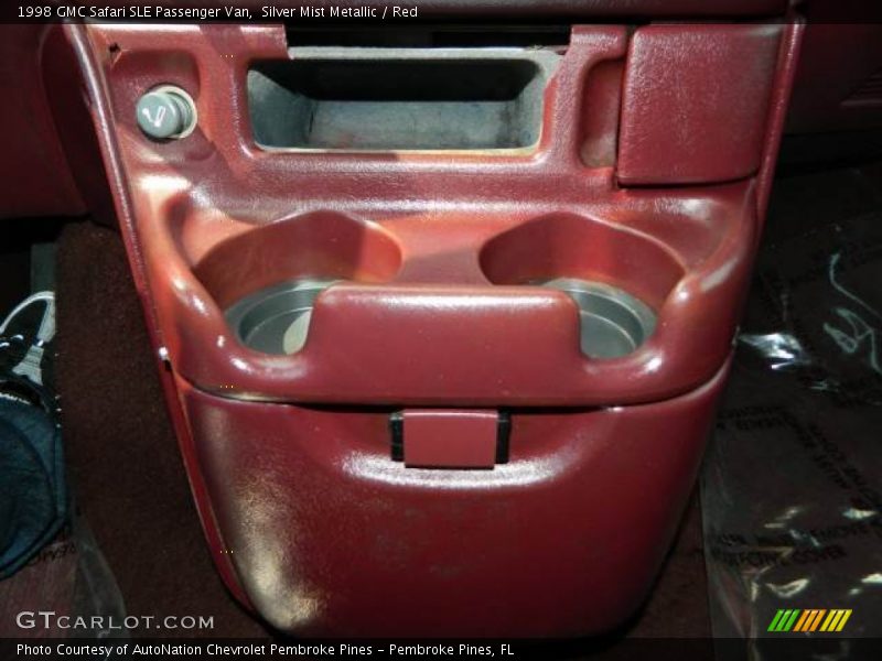 Silver Mist Metallic / Red 1998 GMC Safari SLE Passenger Van