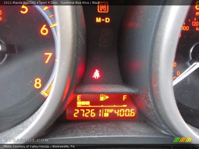 Gunmetal Blue Mica / Black 2011 Mazda MAZDA3 s Sport 4 Door