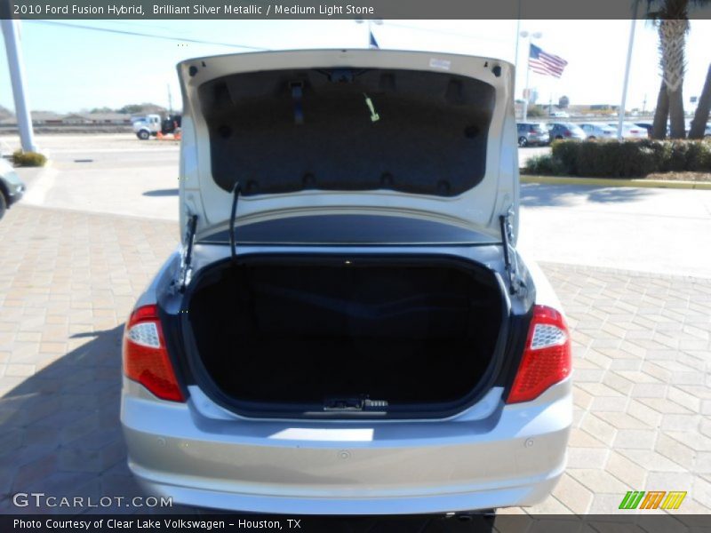 Brilliant Silver Metallic / Medium Light Stone 2010 Ford Fusion Hybrid