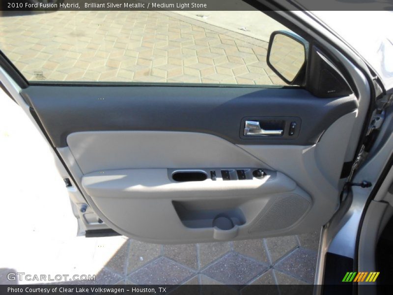 Brilliant Silver Metallic / Medium Light Stone 2010 Ford Fusion Hybrid
