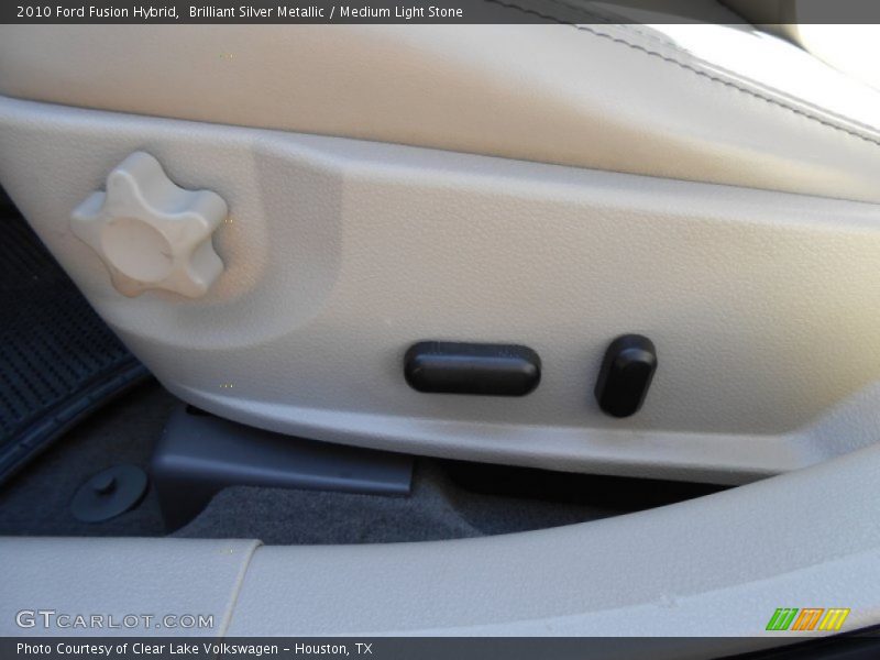 Brilliant Silver Metallic / Medium Light Stone 2010 Ford Fusion Hybrid